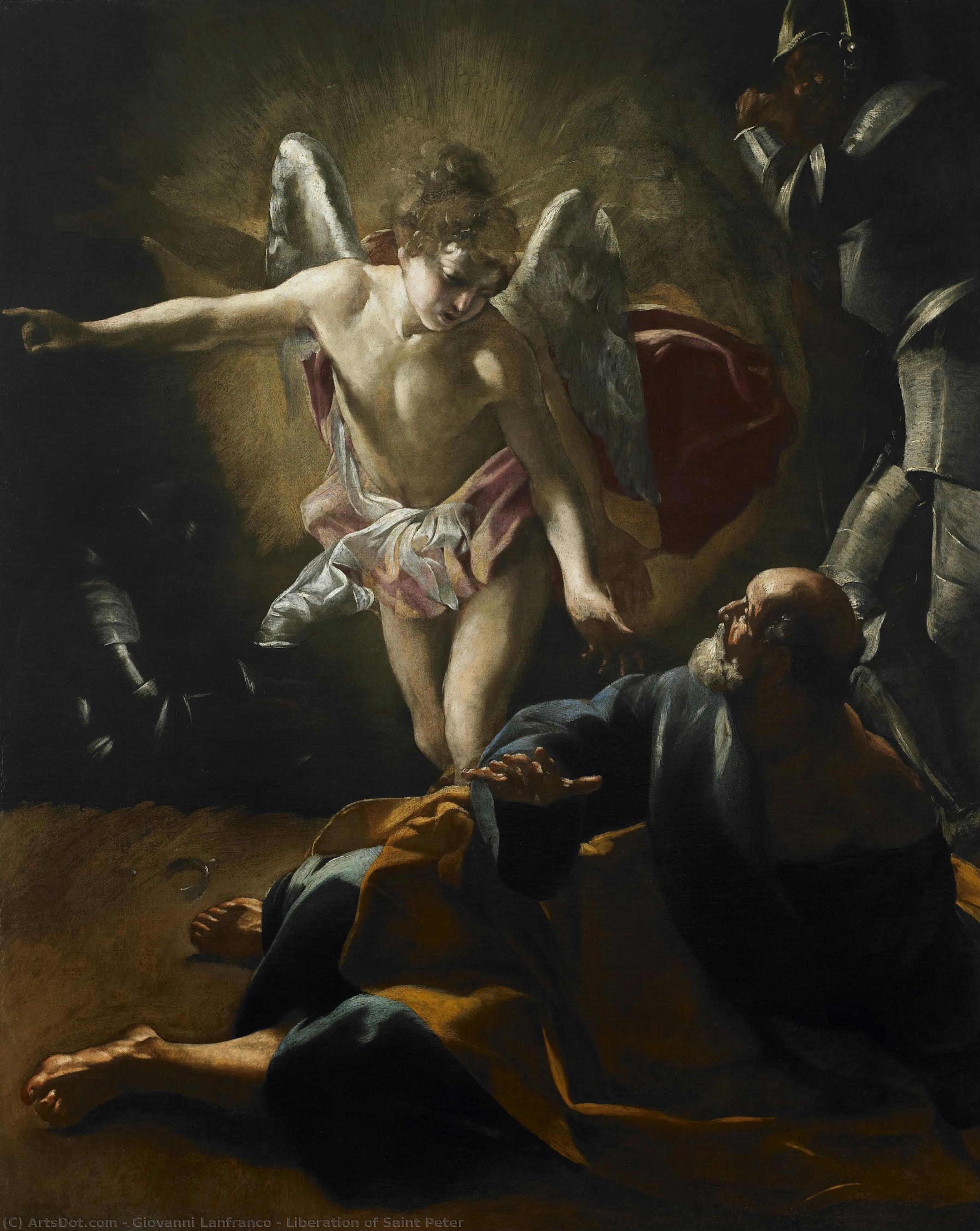 Liberation Of Saint Peter — Giovanni Lanfranco