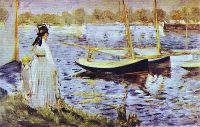 The Banks Of The Seine At Argenteuil — Édouard Manet
