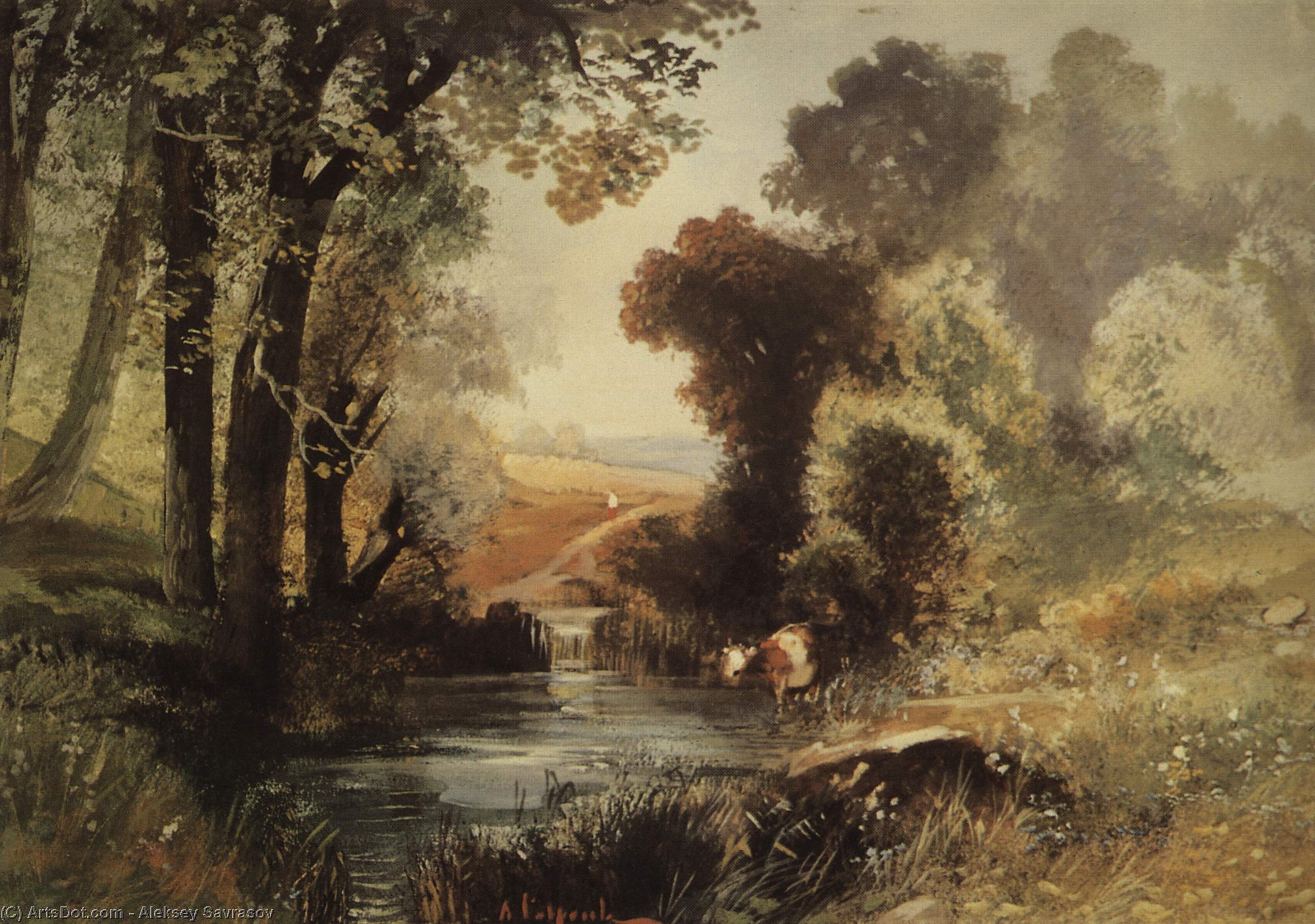 Summer Landscape — Aleksey Savrasov