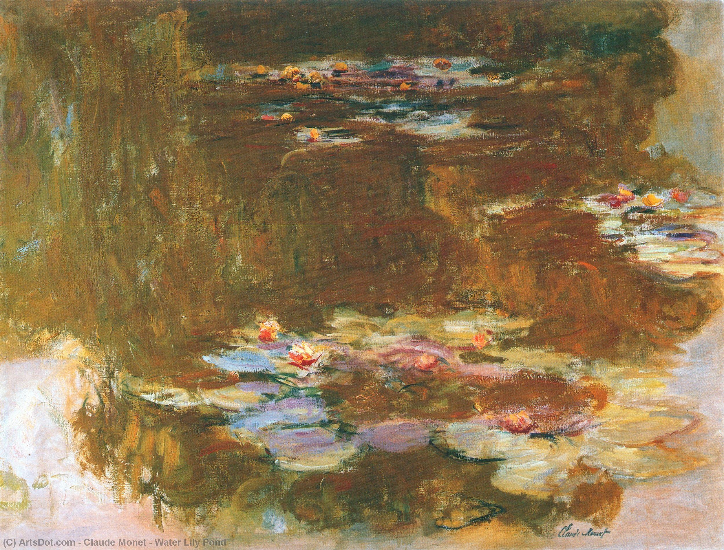 Water Lily Pond — Claude Monet