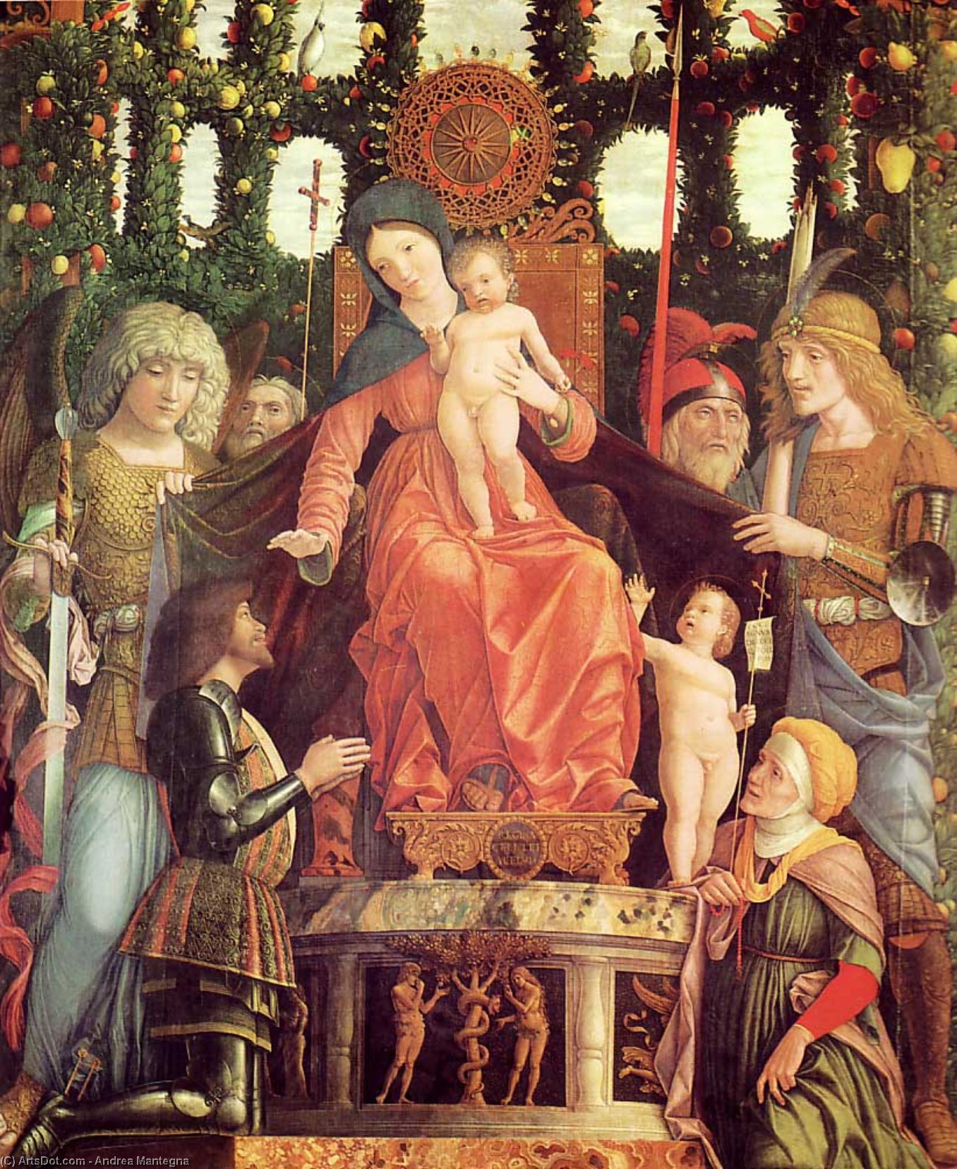 Sacra Conversazione (madonna Della Vittoria) — Andrea Mantegna