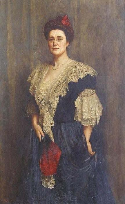 Portrait Of Mrs Adeline Hurry — John Maler Collier