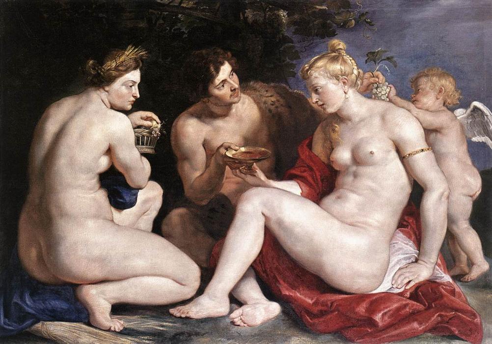 Venus, Cupid, Bacchus And Ceres — Peter Paul Rubens