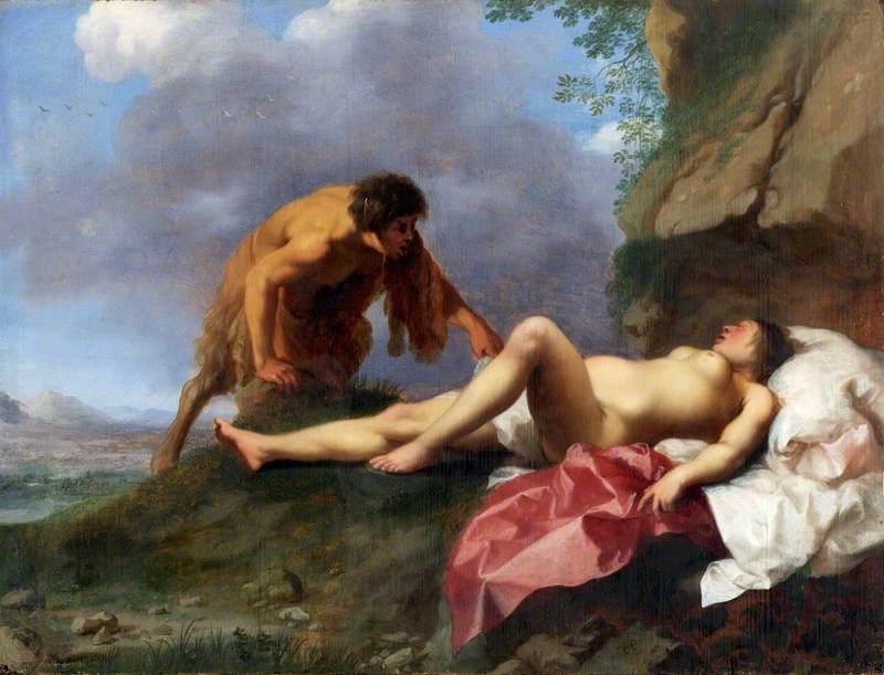 Jupiter And Antiope — Cornelius Van Poelenburgh