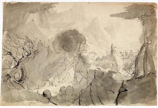 Expulsion From The Garden Of Eden — Thomas Cole