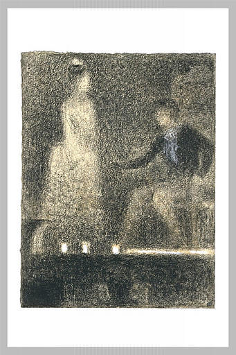 The Scene In The Theater — Georges Seurat