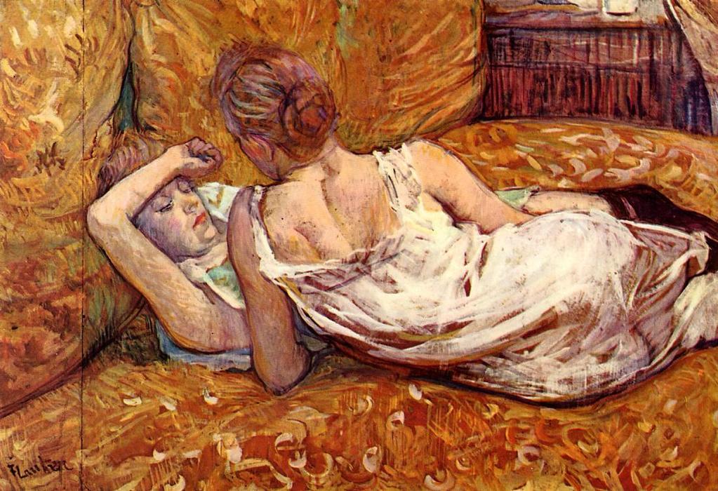 Devotion: The Two Girlfriends — Henri De Toulouse-lautrec