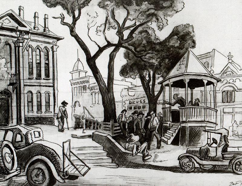 Study For ''the Candidate'' — Thomas Hart Benton