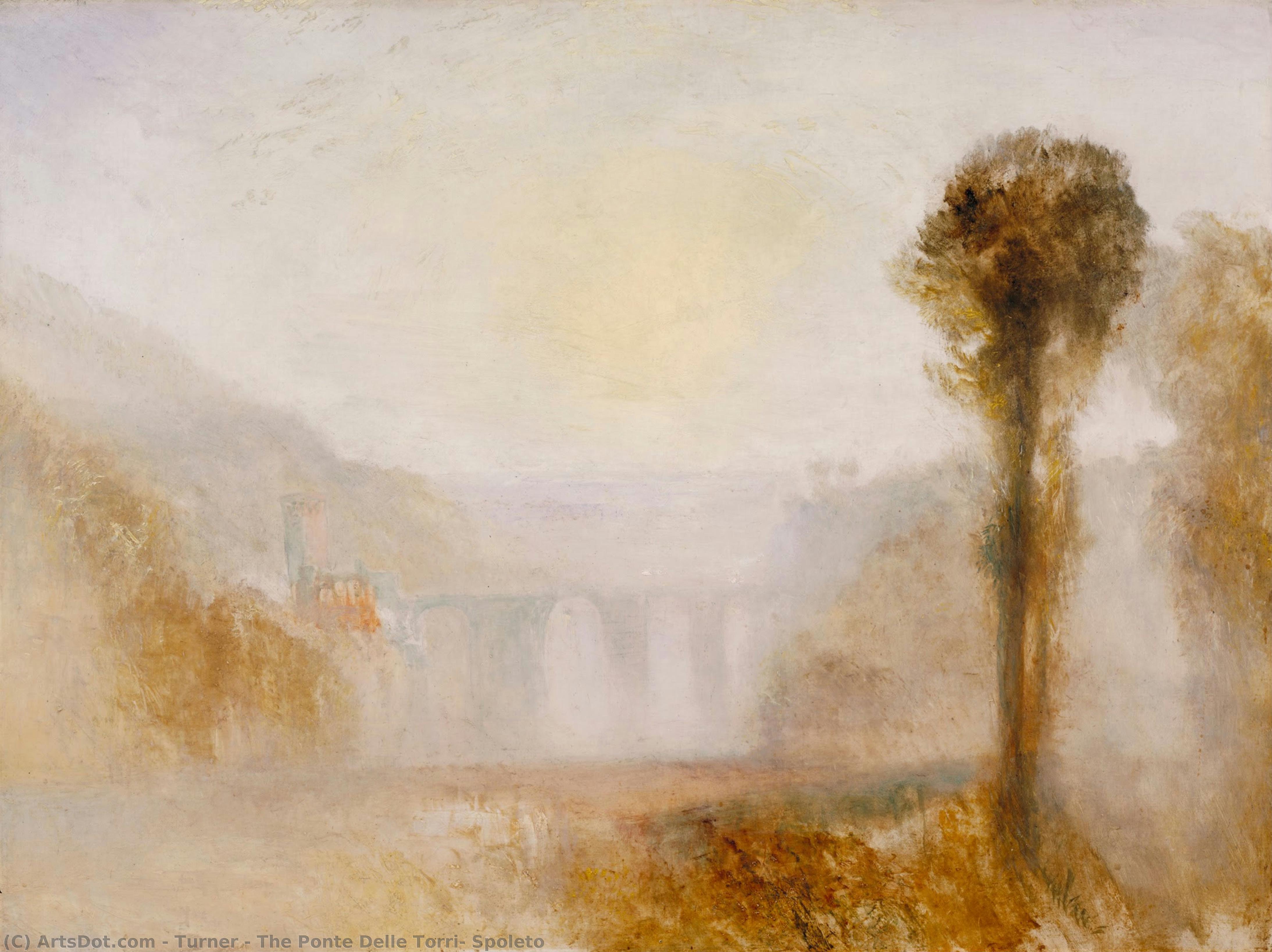 The Ponte Delle Torri, Spoleto — J.m.w. Turner