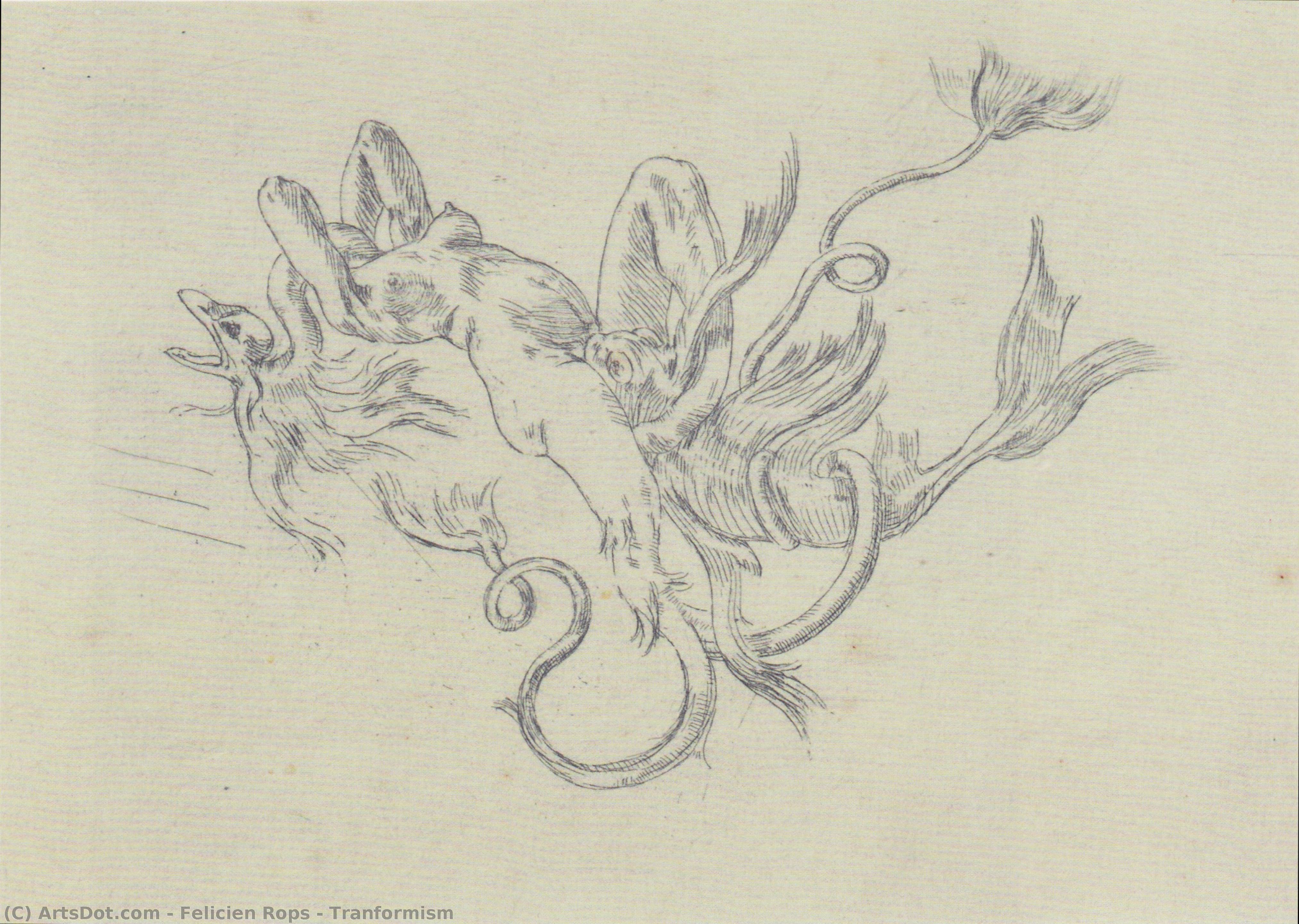 Tranformism — Félicien Rops