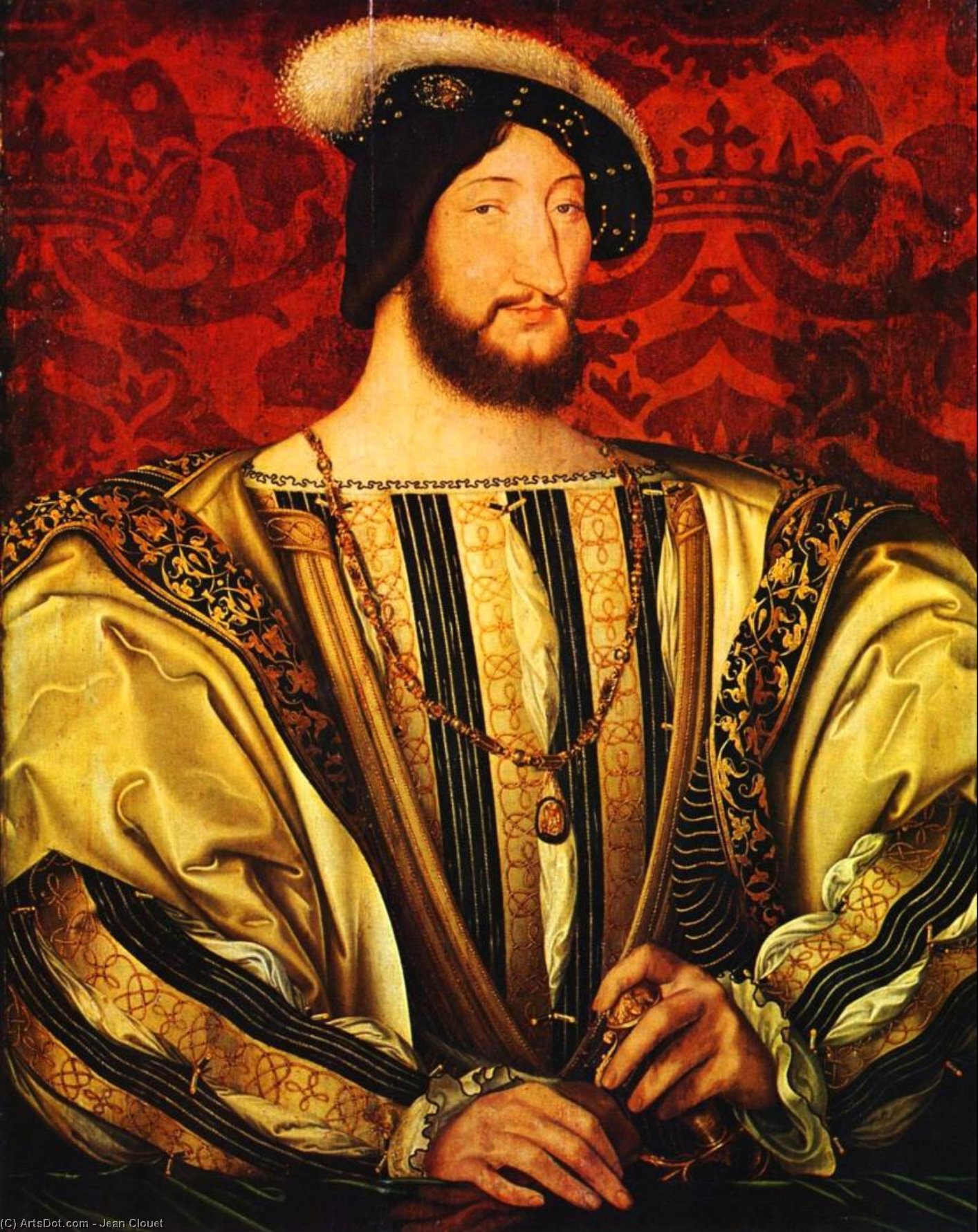 Portrait Of Francis I — Jean Clouet