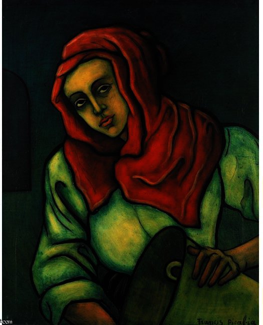 Paysanne Au Châle Rouge — Francis Picabia