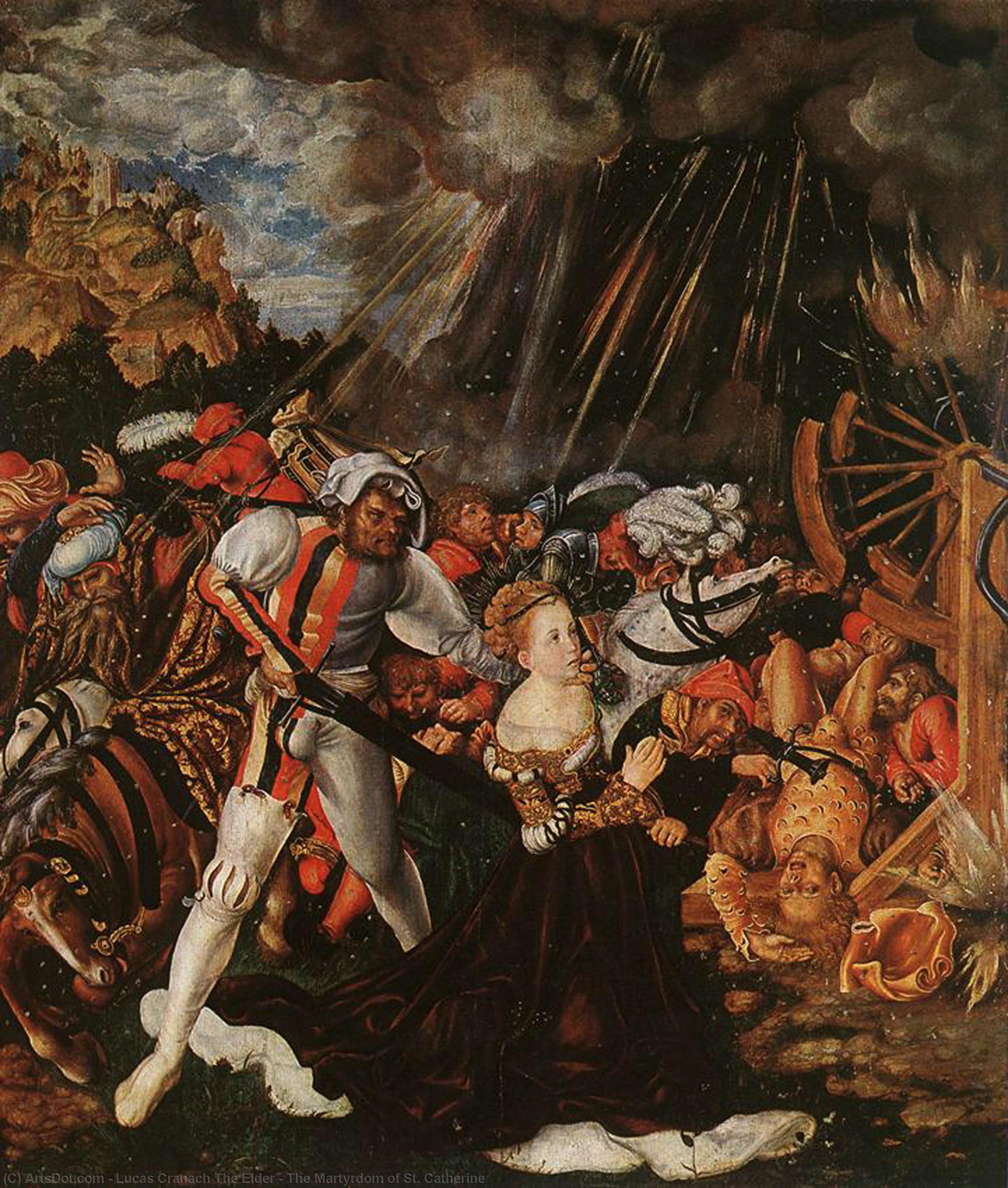 The Martyrdom Of St. Catherine — Lucas Cranach The Elder