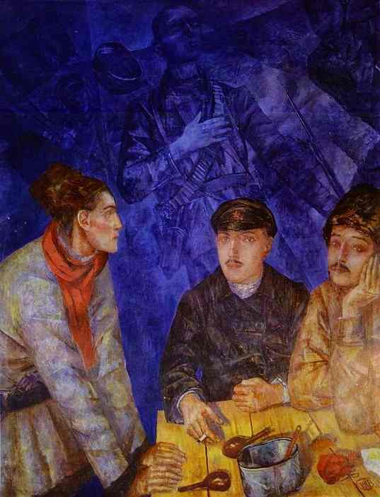 After A Combat — Kuzma Petrov-vodkin