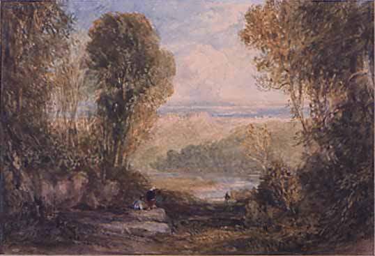 Chepstow Castle From The Wyndcliffe On The River Wye, South Wales — David Cox