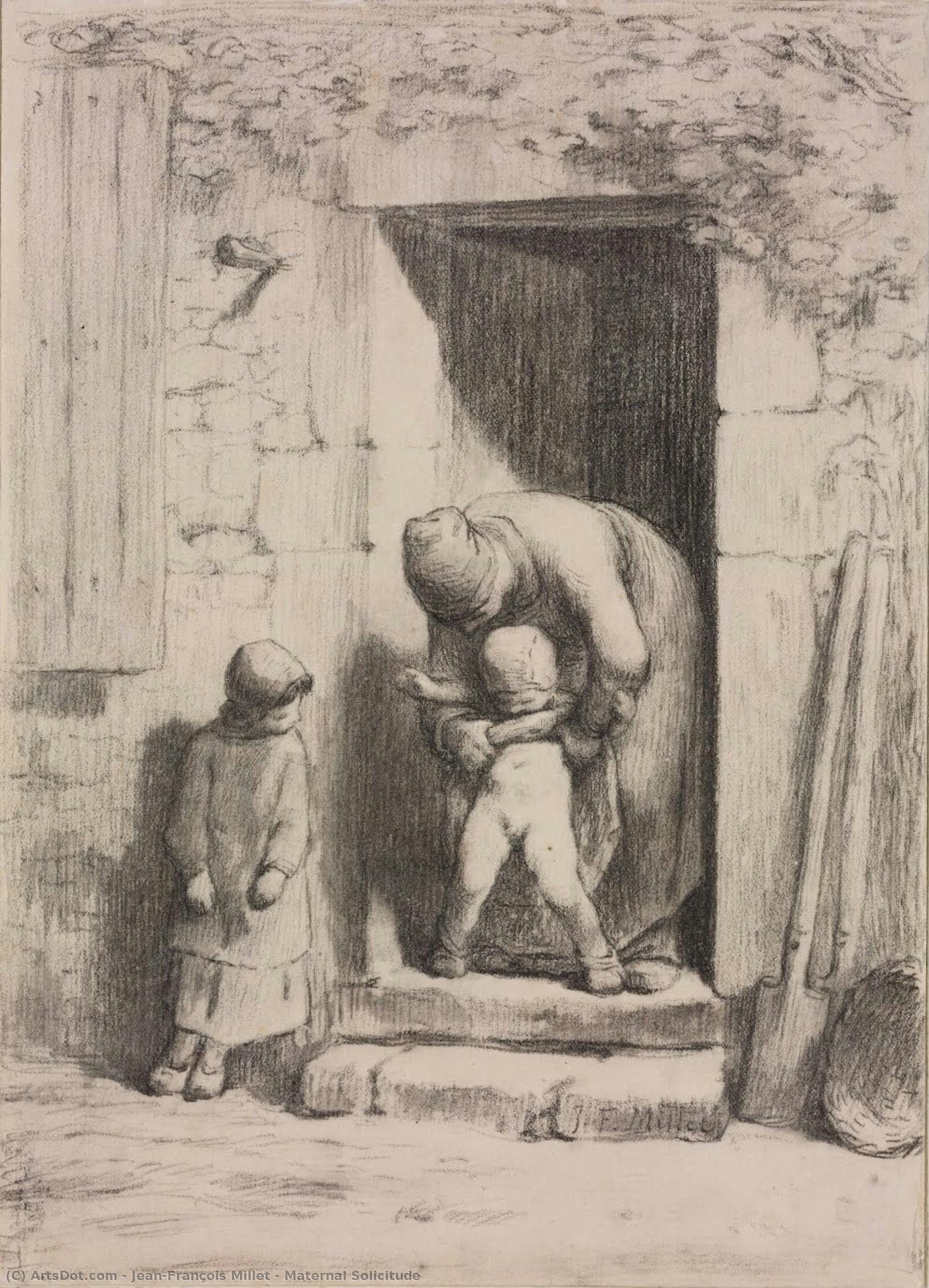 Maternal Solicitude — Jean-françois Millet