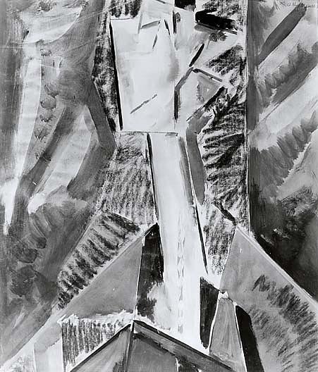 Abstract Head, (painting) — Alfred Henry Maurer
