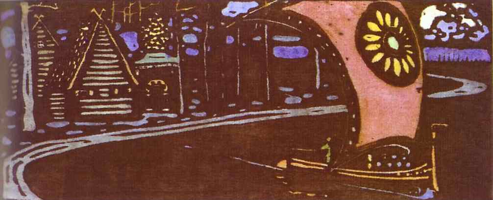 The Golden Sail — Wassily Wassilyevich Kandinsky