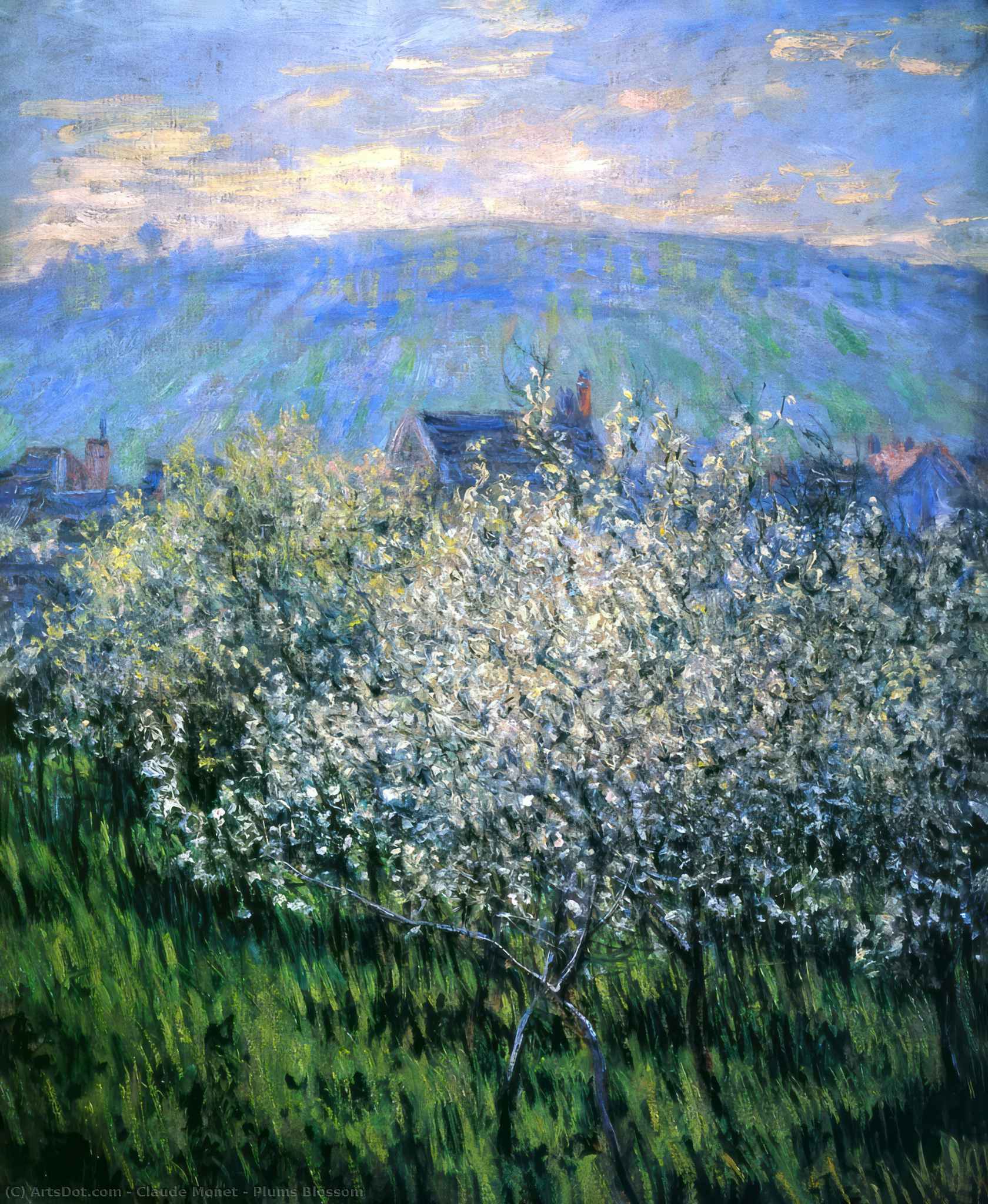 Plums Blossom — Claude Monet