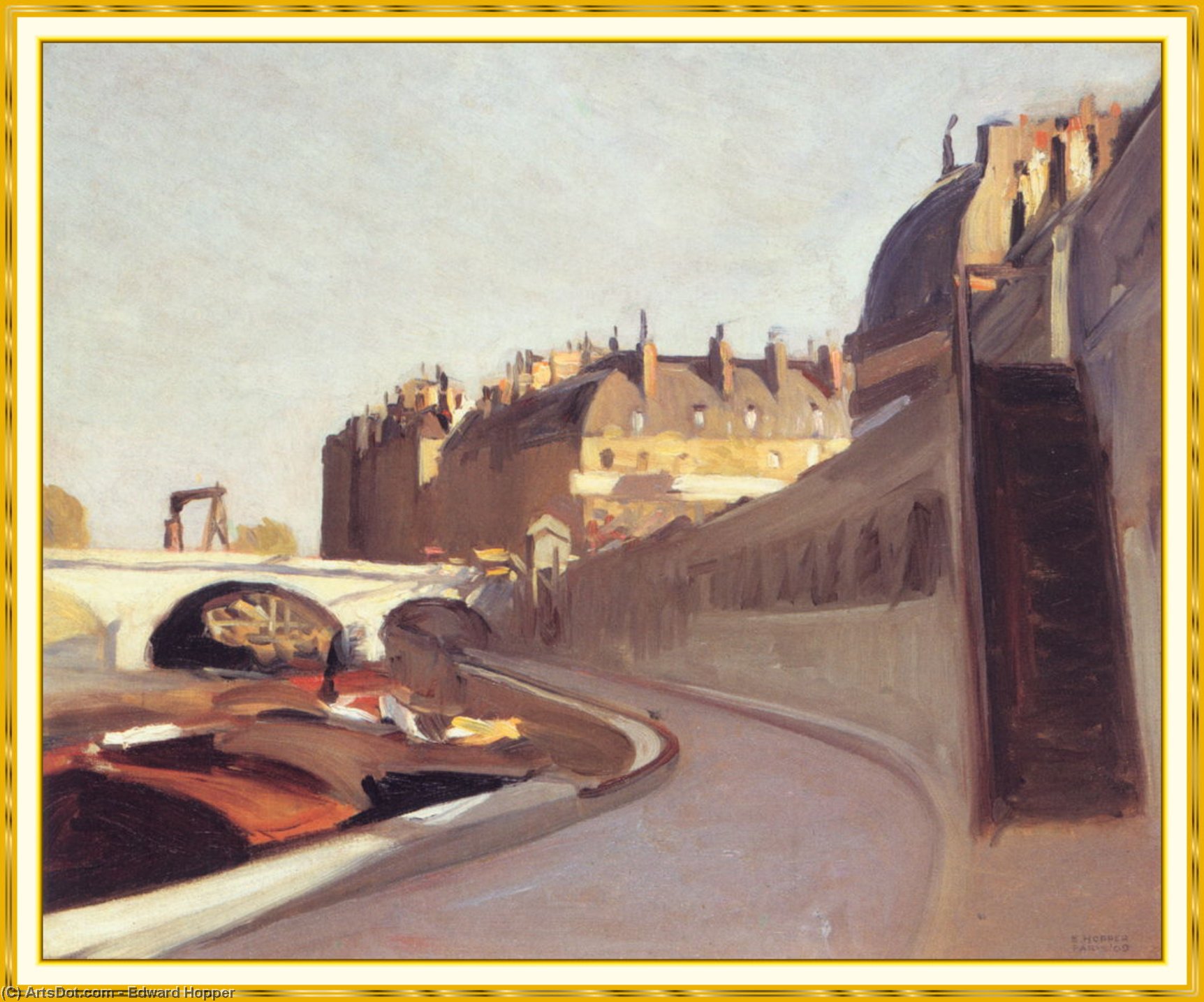 The Quaid Grands Augustins — Edward Hopper