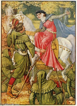 Robin Hood And The Lady — Walter Crane