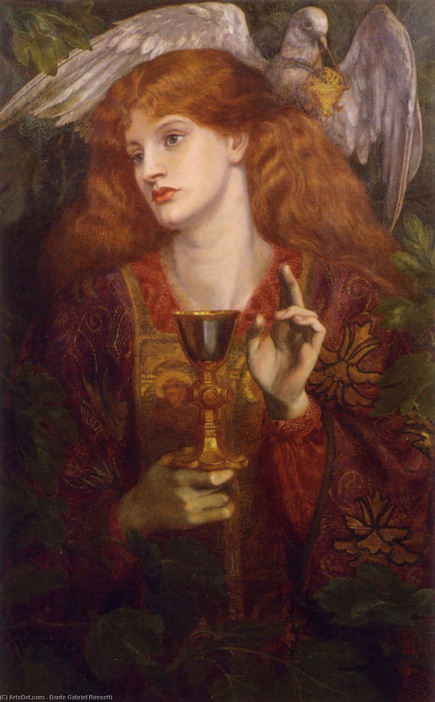 The Damsel Of The Sanct Grael — Dante Gabriel Rossetti