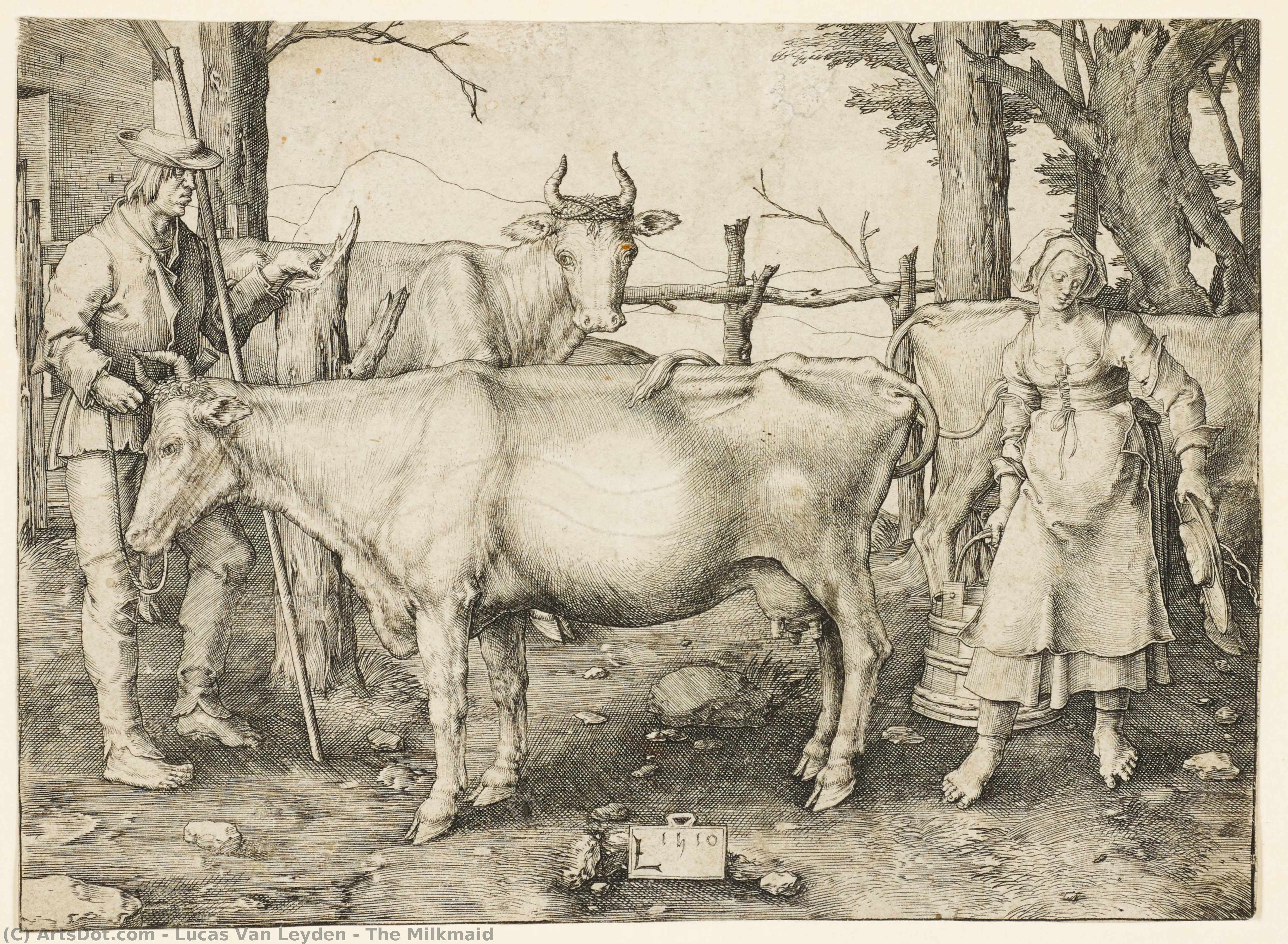 The Milkmaid — Lucas Van Leyden