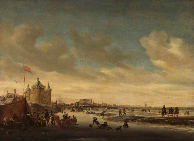 Alkmaar In Winter — Salomon Van Ruysdael