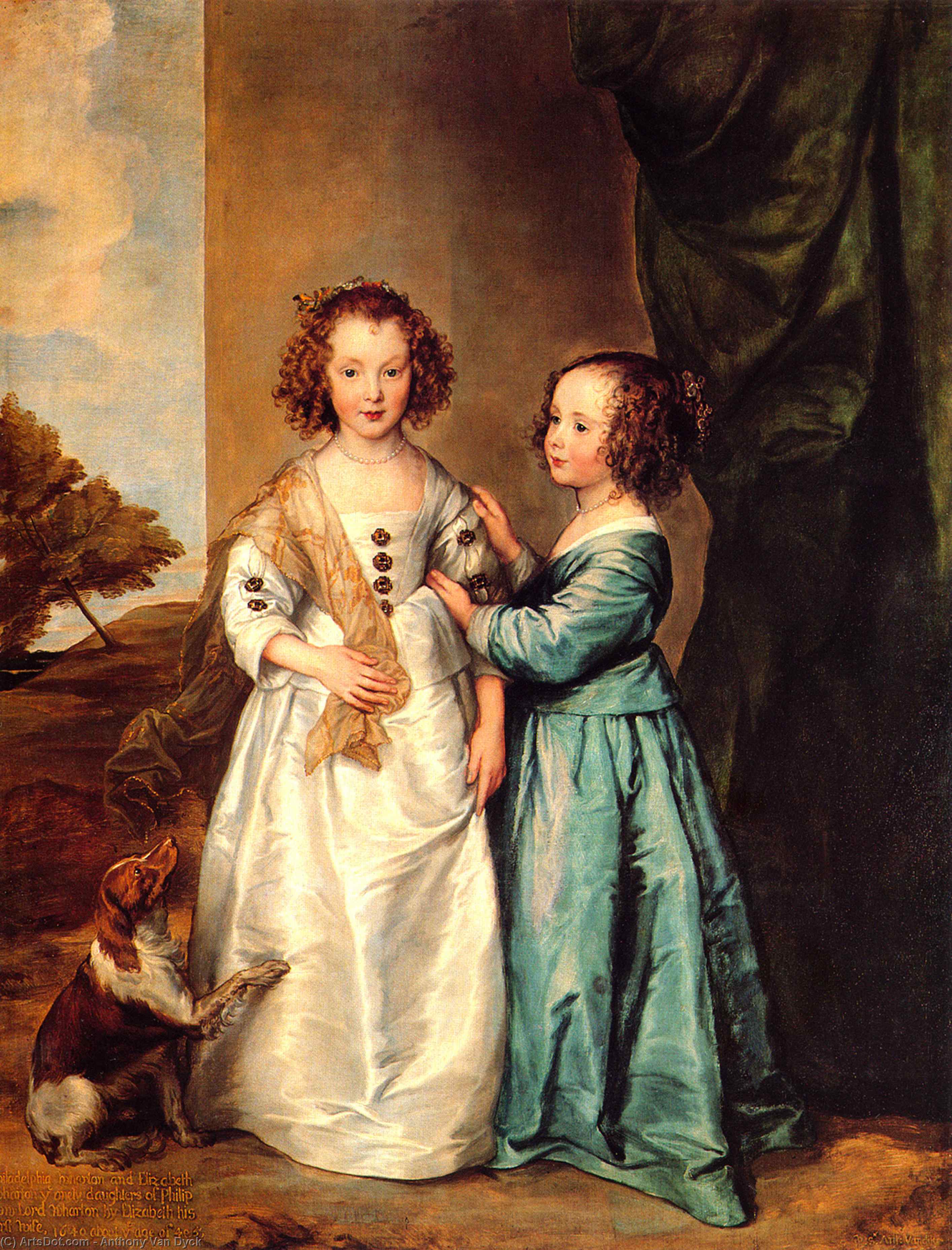 Philadelphia And Elizabeth Wharton — Sir Anthony Van Dyck