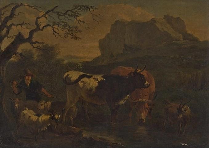 Le Troupeau (the Herd) — Nicolaes Pietersz Berchem