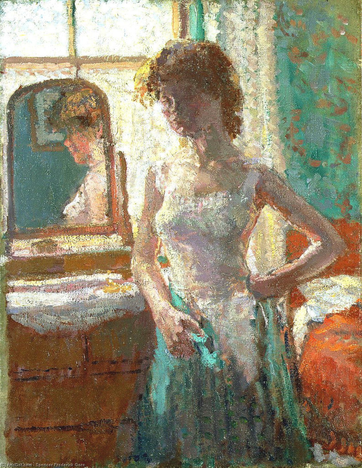 The Green Dress — Spencer Frederick Gore