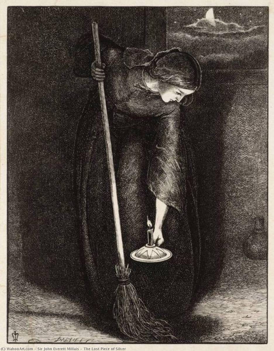 The Lost Piece Of Silver — Sir John Everett Millais