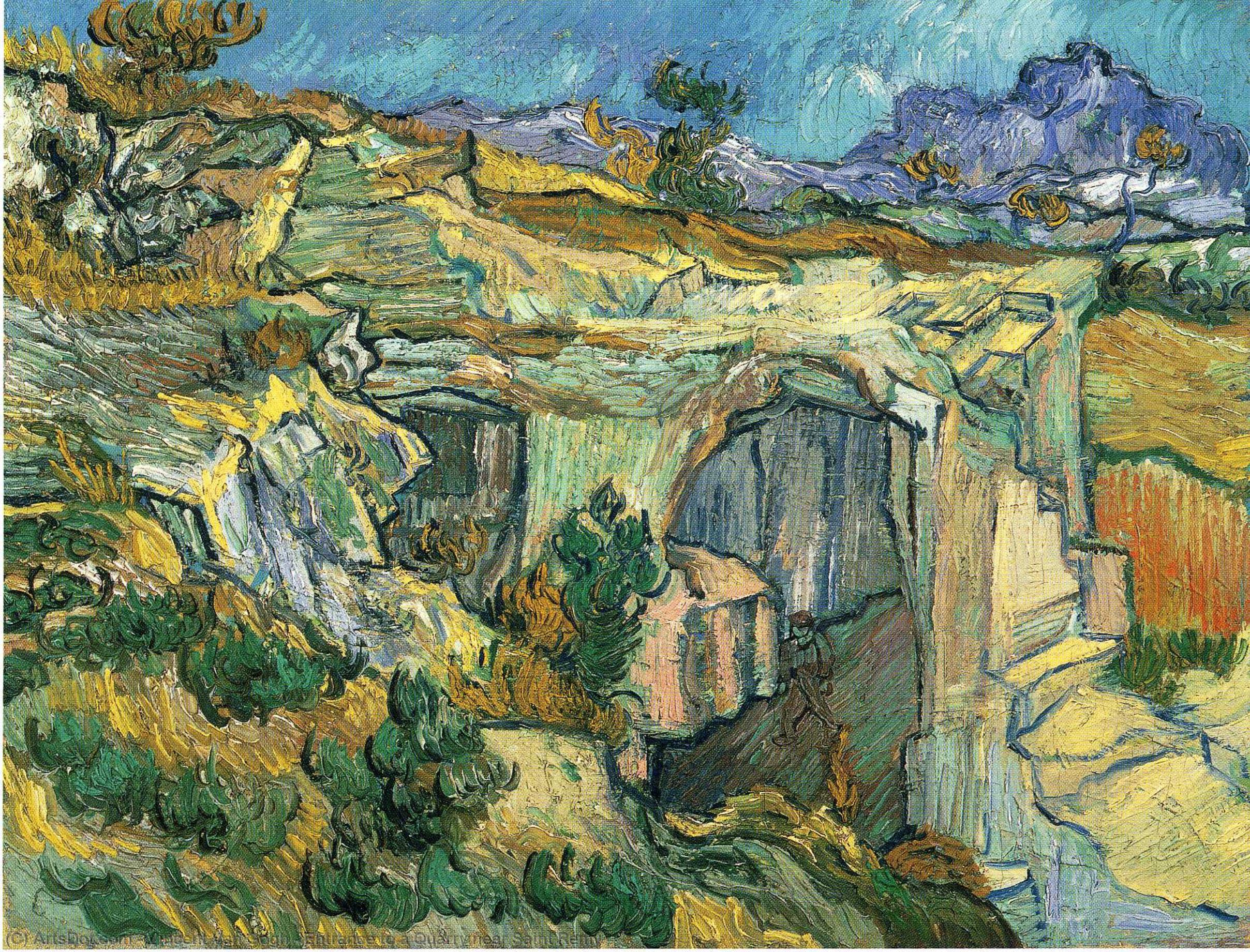 Entrance To A Quarry Near Saint Remy — Vincent Willem Van Gogh