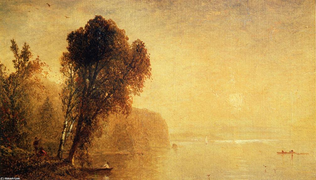 Autumn River Scene — John Frederick Kensett