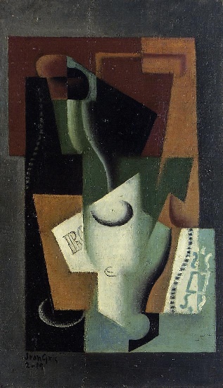 Glass And Bottle — Juan Gris