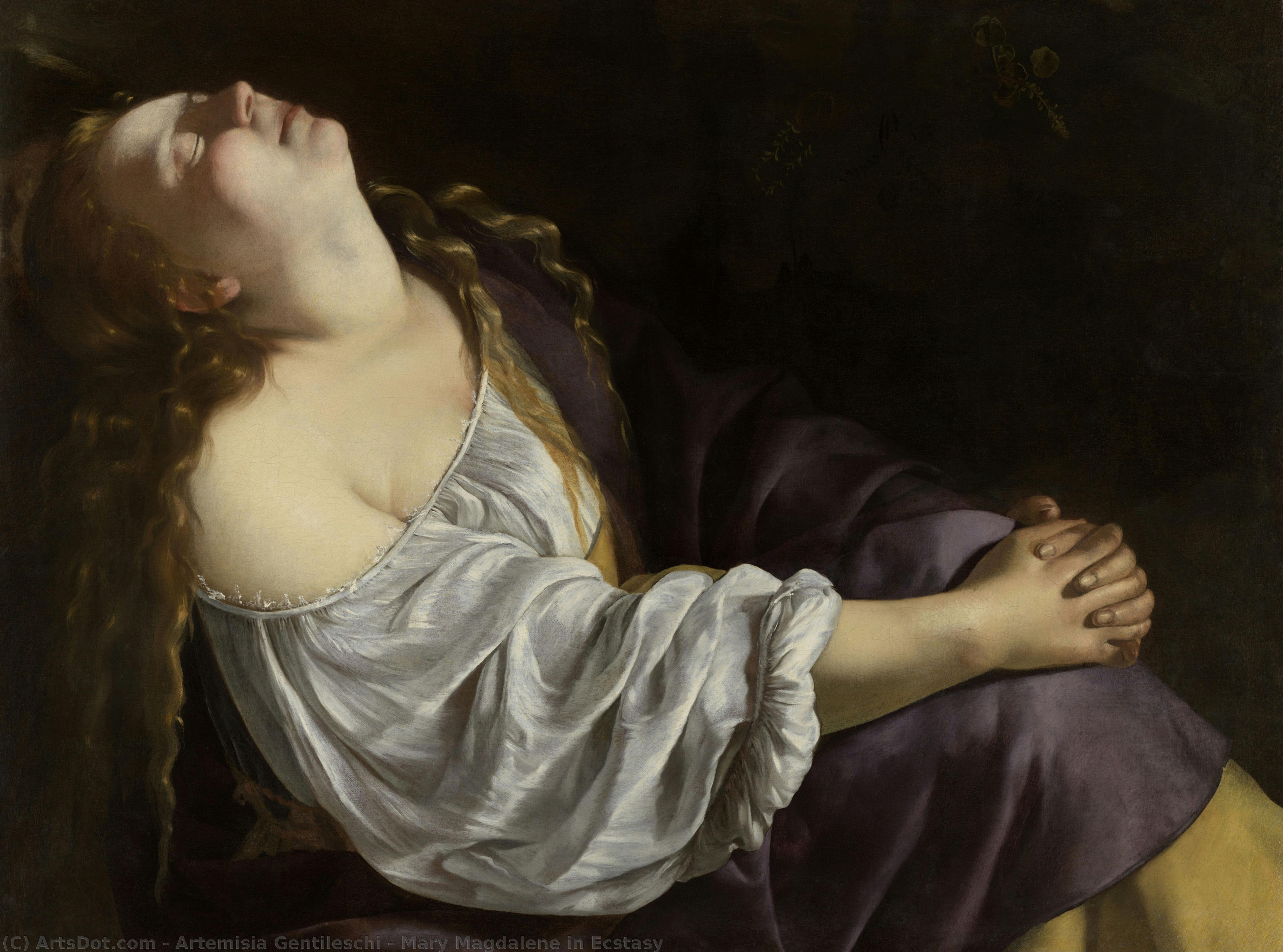 Mary Magdalene In Ecstasy — Artemisia Gentileschi