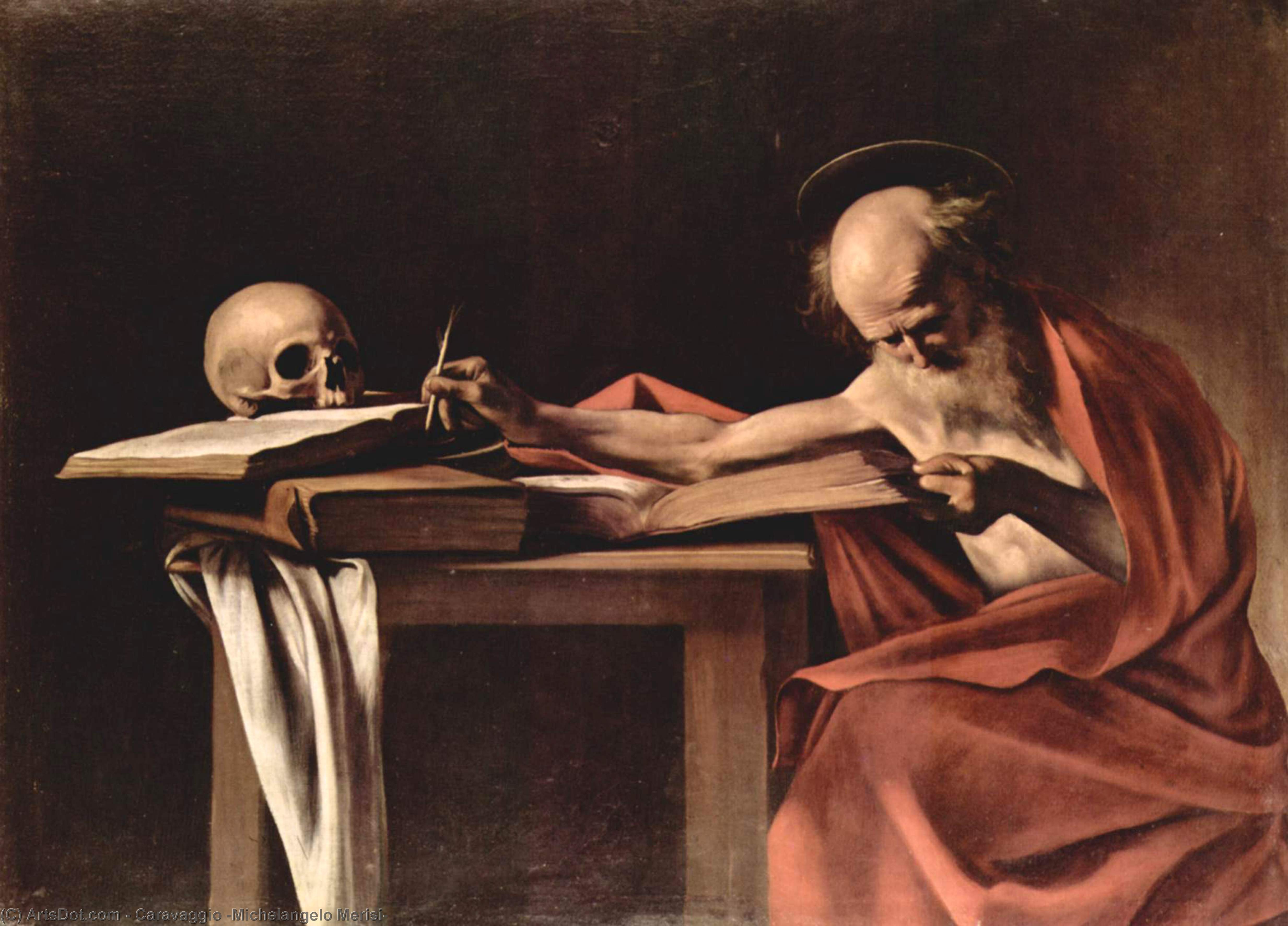 Saint Jerome Writing — Caravaggio