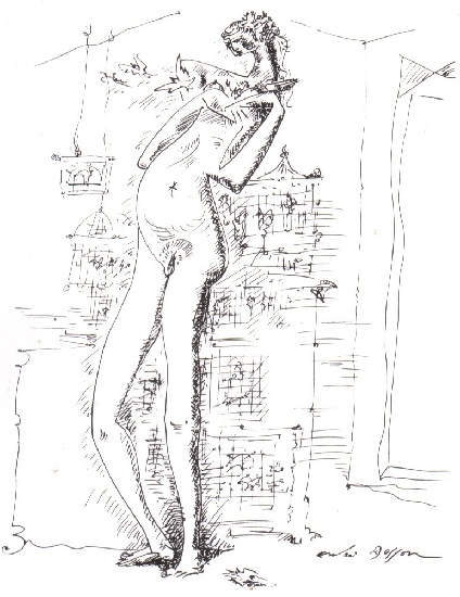 Winged Nymph With Breasts — André Masson