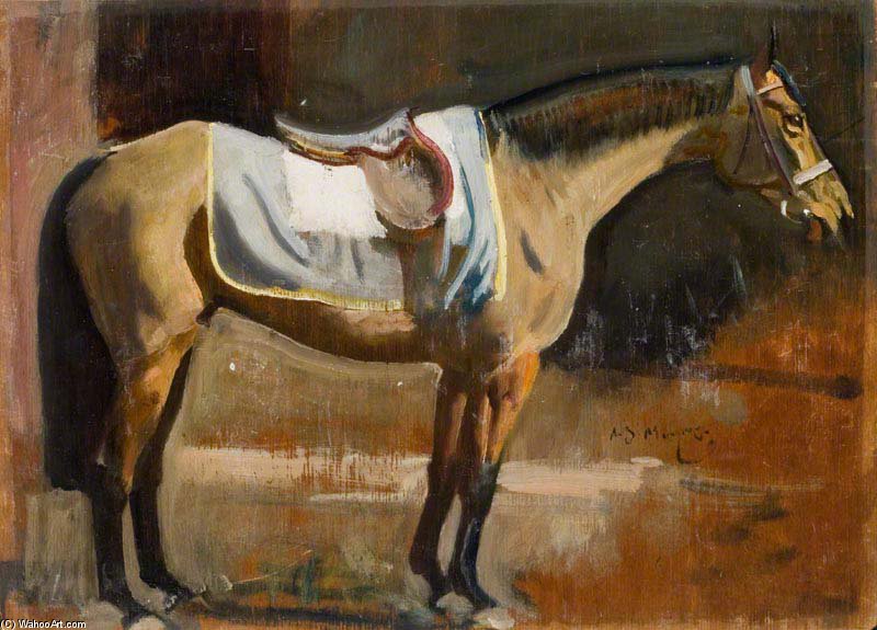 Study Of A Chaser — Sir Alfred James Munnings