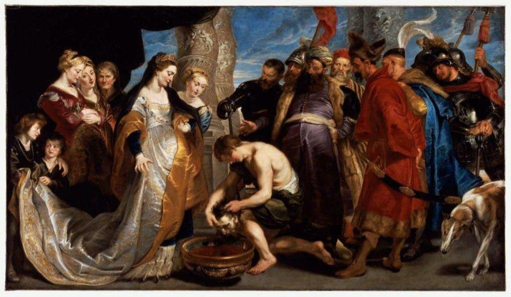 Head Of Cyrus Brought To Queen Tomyris — Peter Paul Rubens