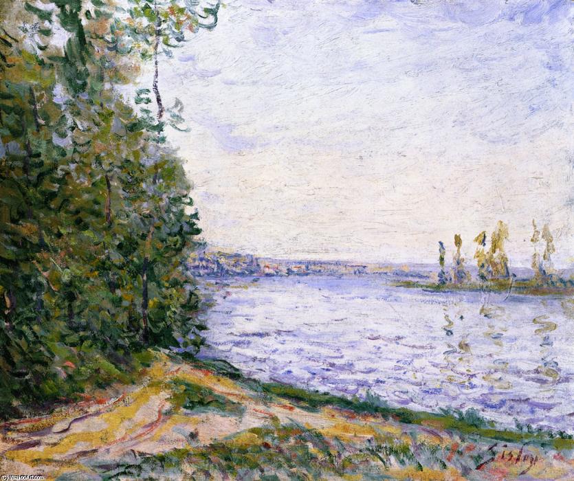 The Seine Near By — Alfred Sisley