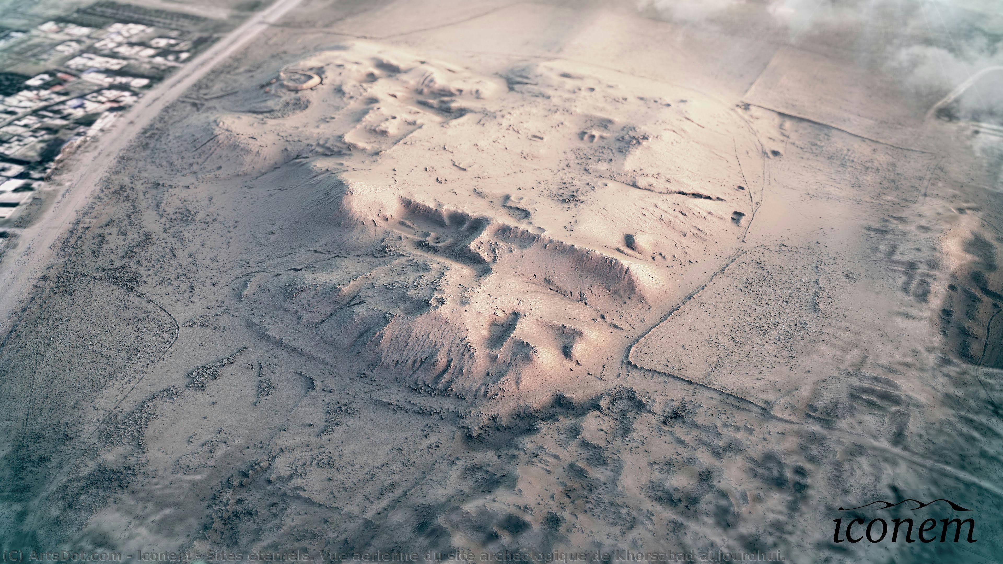 Sites Éternels. Vue Aérienne Du Site Archéologique De Khorsabad Aujourdhui. — Iconem