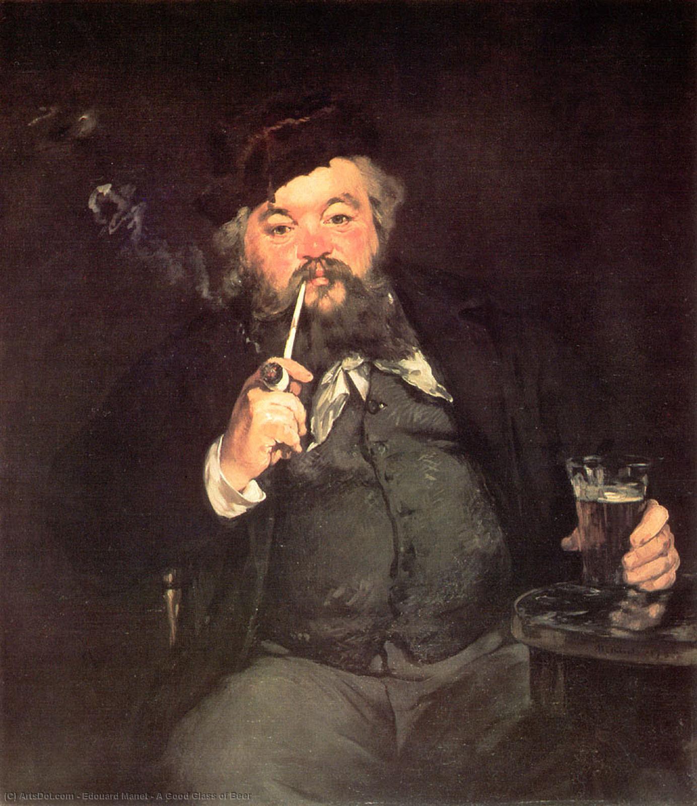 A Good Glass Of Beer — Édouard Manet
