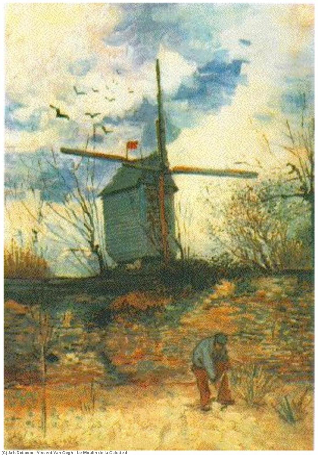 Le Moulin De La Galette 4 — Vincent Willem Van Gogh