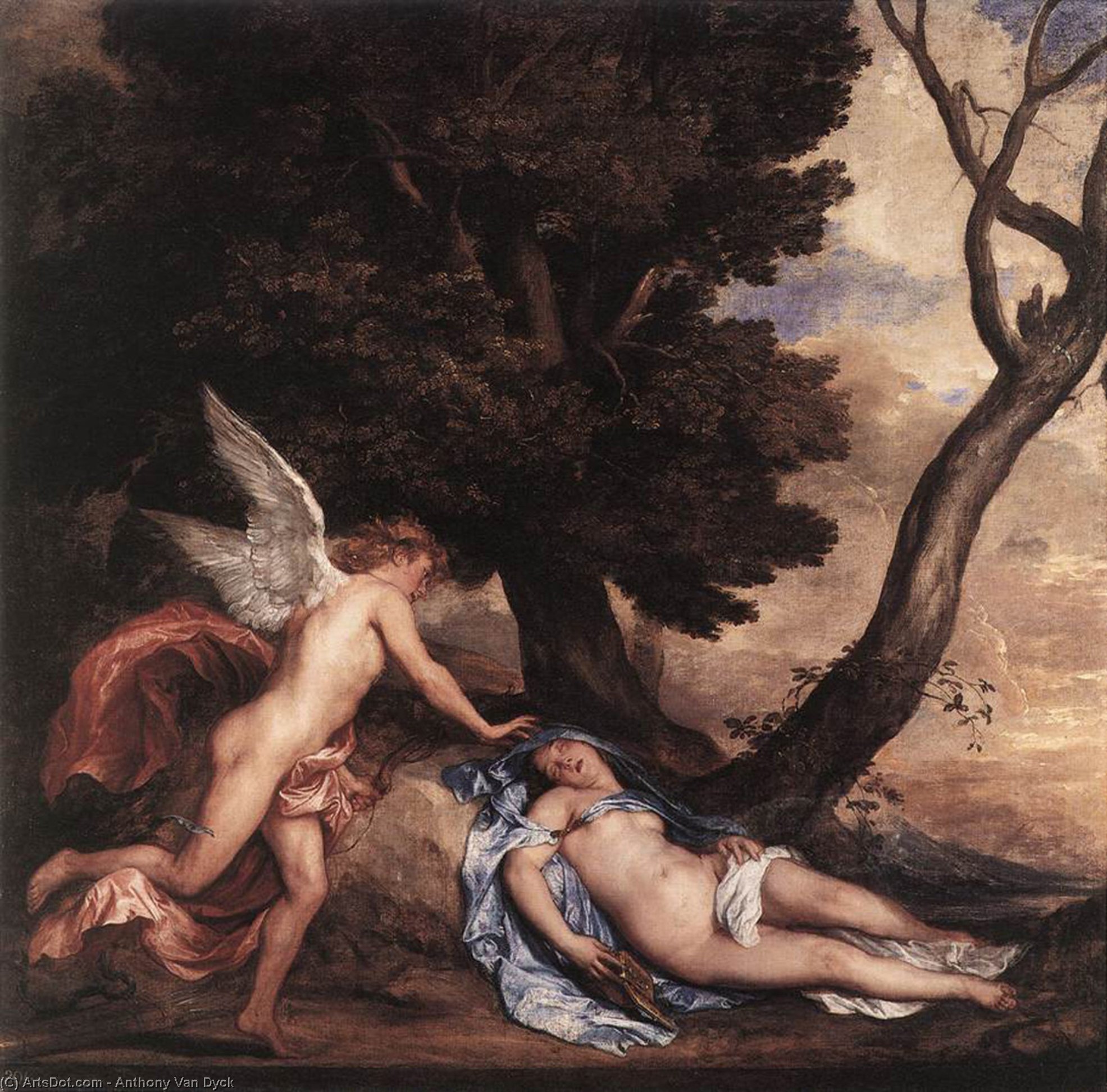 Cupid And Psyche — Sir Anthony Van Dyck