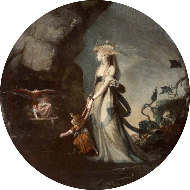 Mamillius Conjuring Up Sprites And Goblins For His Mother — Johann Heinrich Füssli