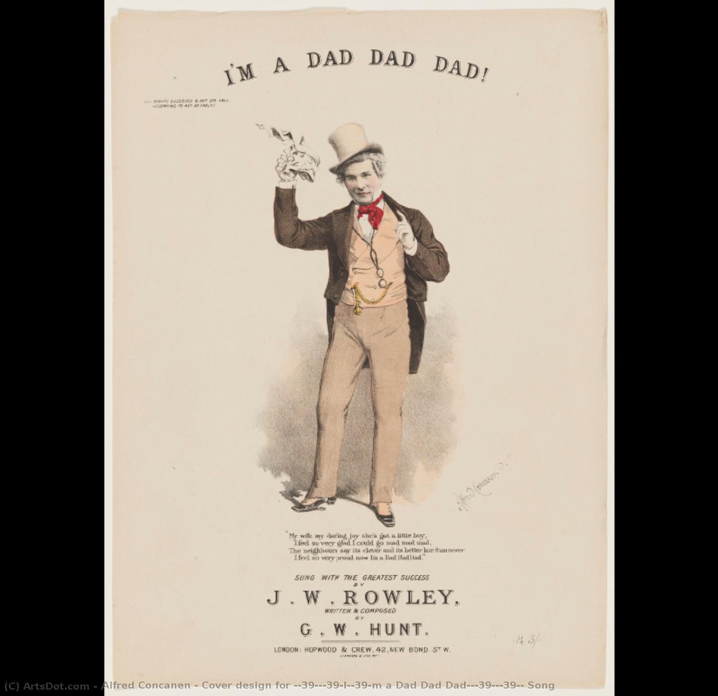 Cover Design For ''i'm A Dad Dad Dad!'', Song — Alfred Concanen