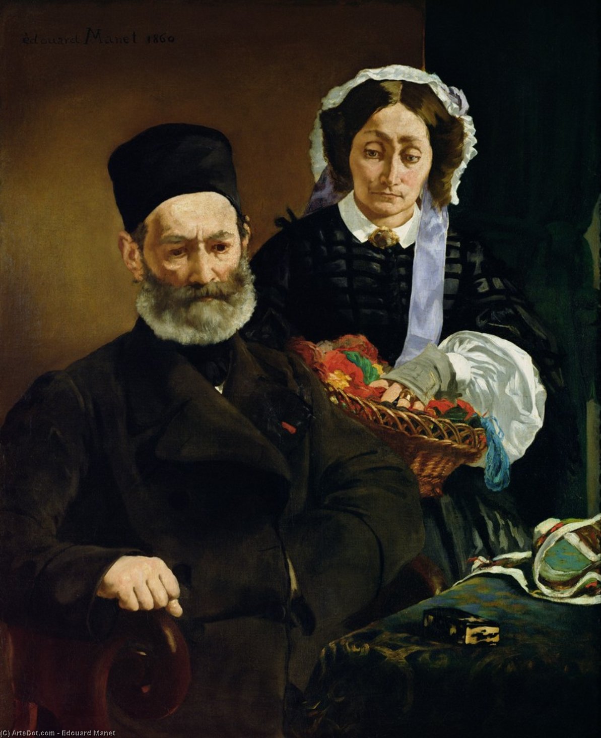 Portrait Of M. And Mme. Auguste Manet — Édouard Manet