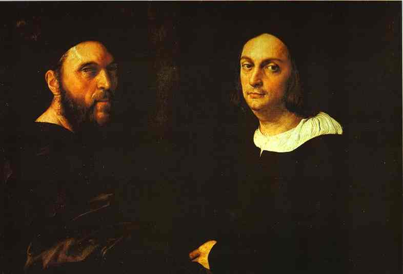 Double Portrait Of Andrea Navagero And Agostino Beazzano — Raphael