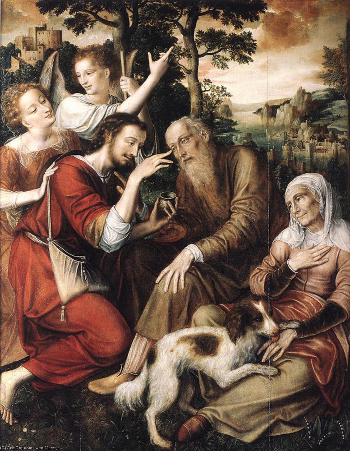 The Healing Of Tobit — Jan Massys